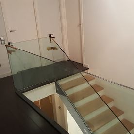 Deco-Vidre baranda de vidrio en escaleras